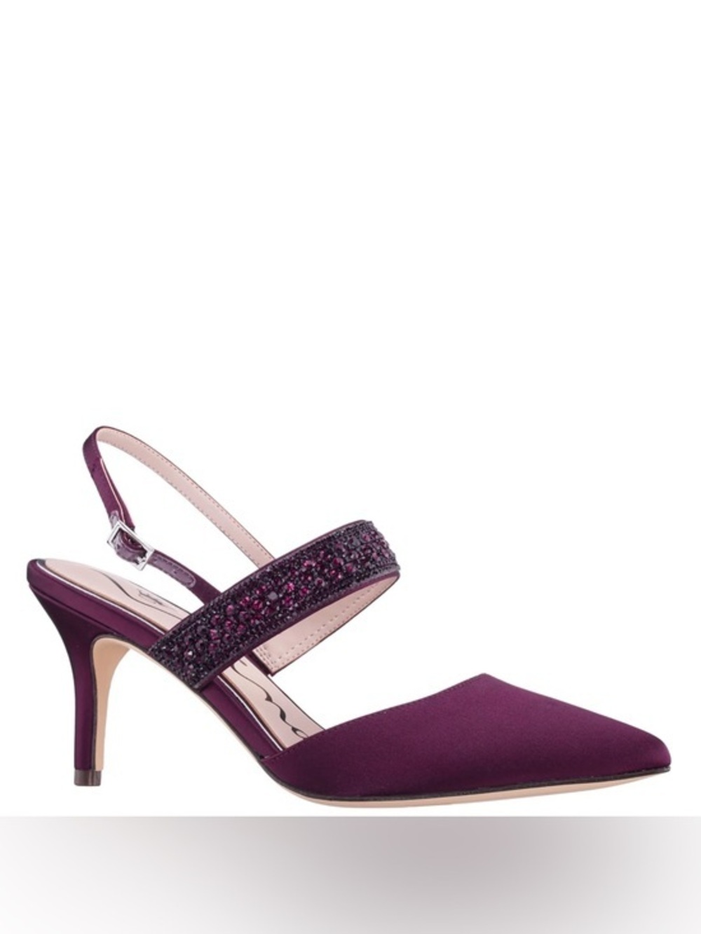 Nina Trista BORDEAUX MID-HEEL PUMPS-6.5 size-new